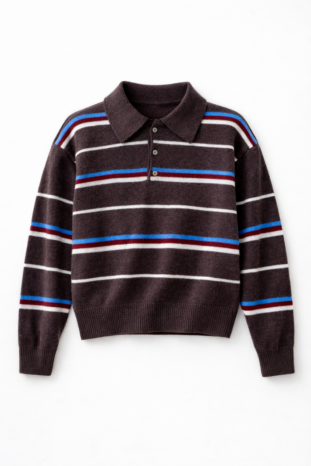 Поло трикотажное в полоску