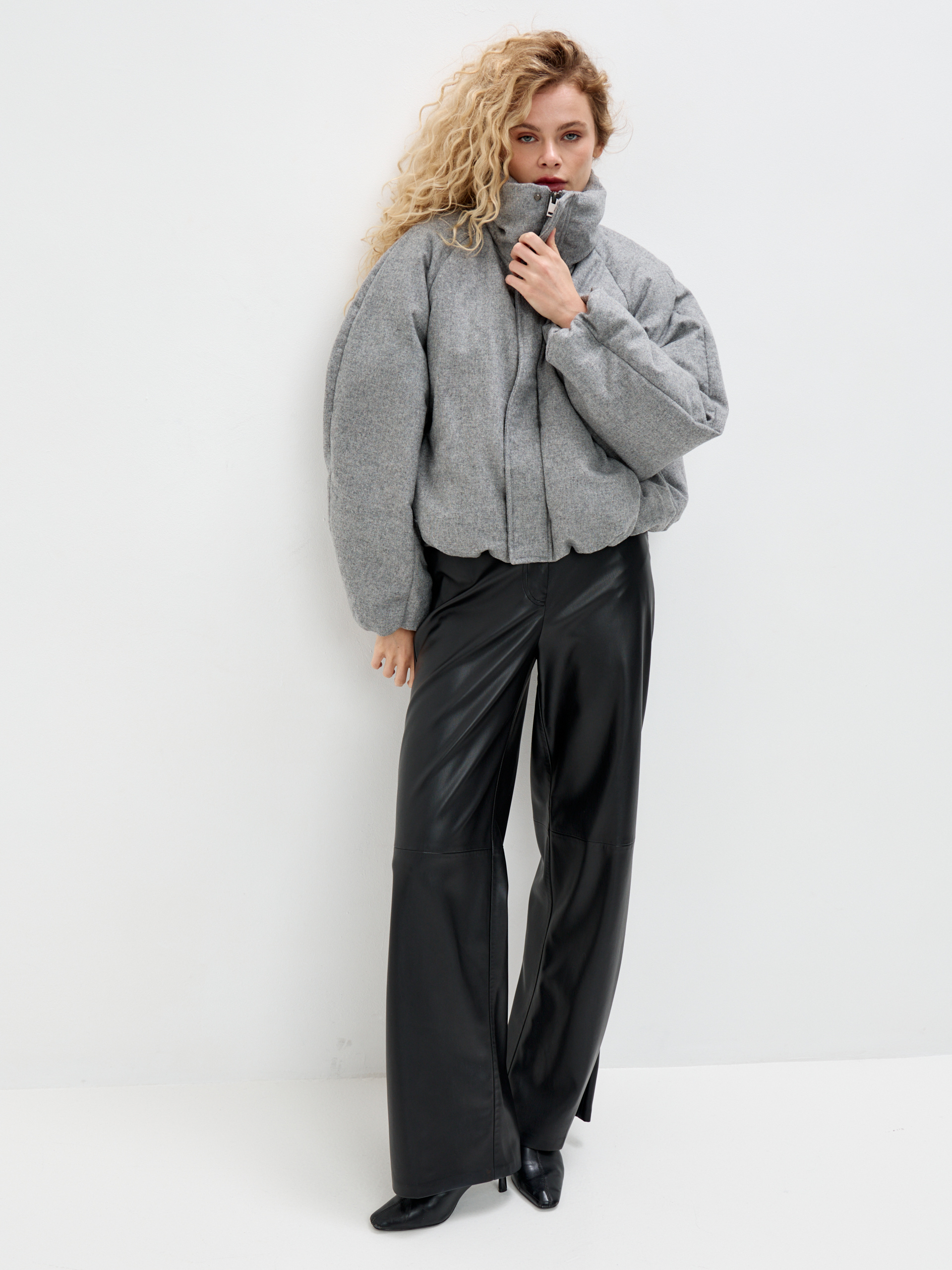  Пуховик из шерсти