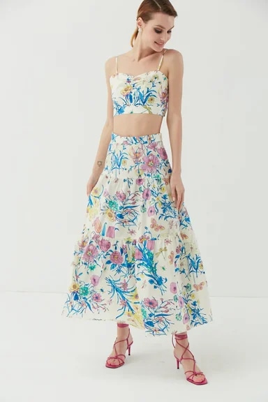 Кроп-топ цветной