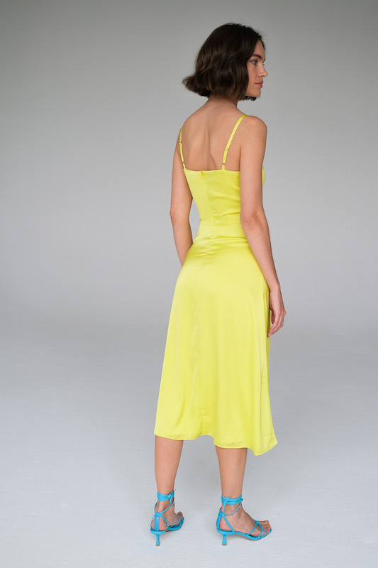 Платье комбинация с завязками