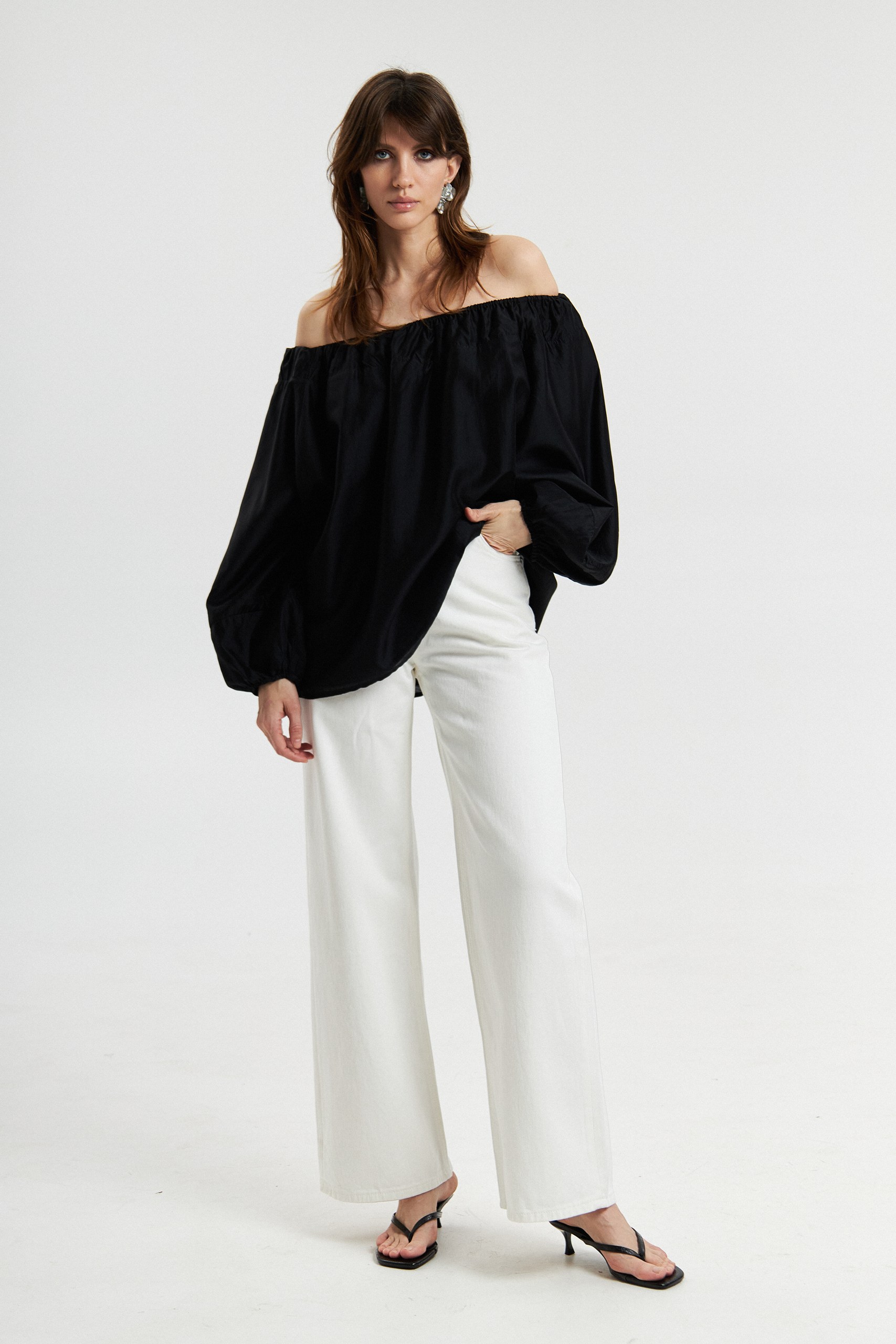 Блуза оверсайз