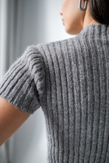 Топ трикотажный с отдельными рукавами 