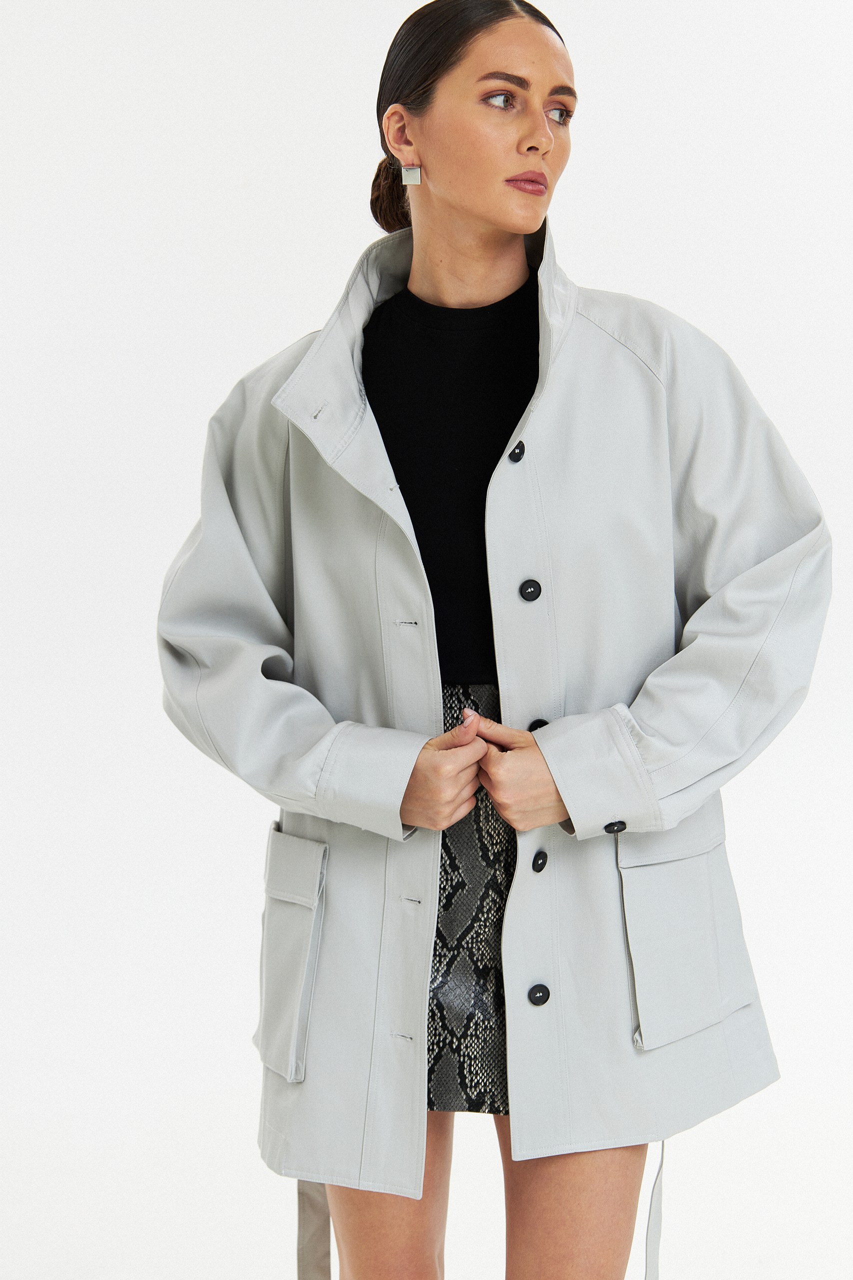 Куртка прямого кроя