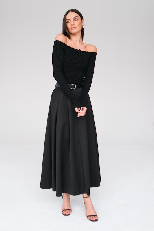 Юбка макси из хлопка