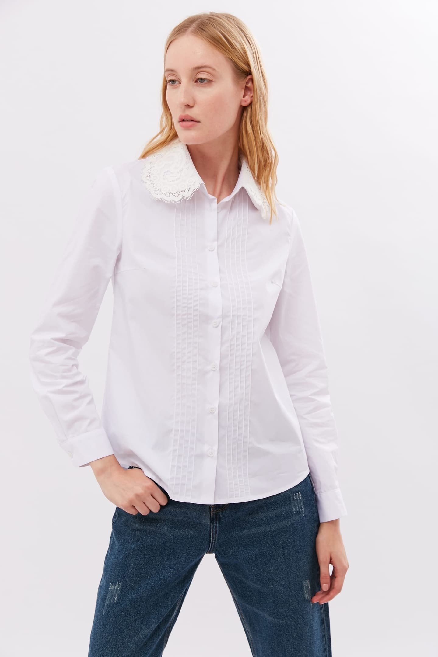 Рубашка белая