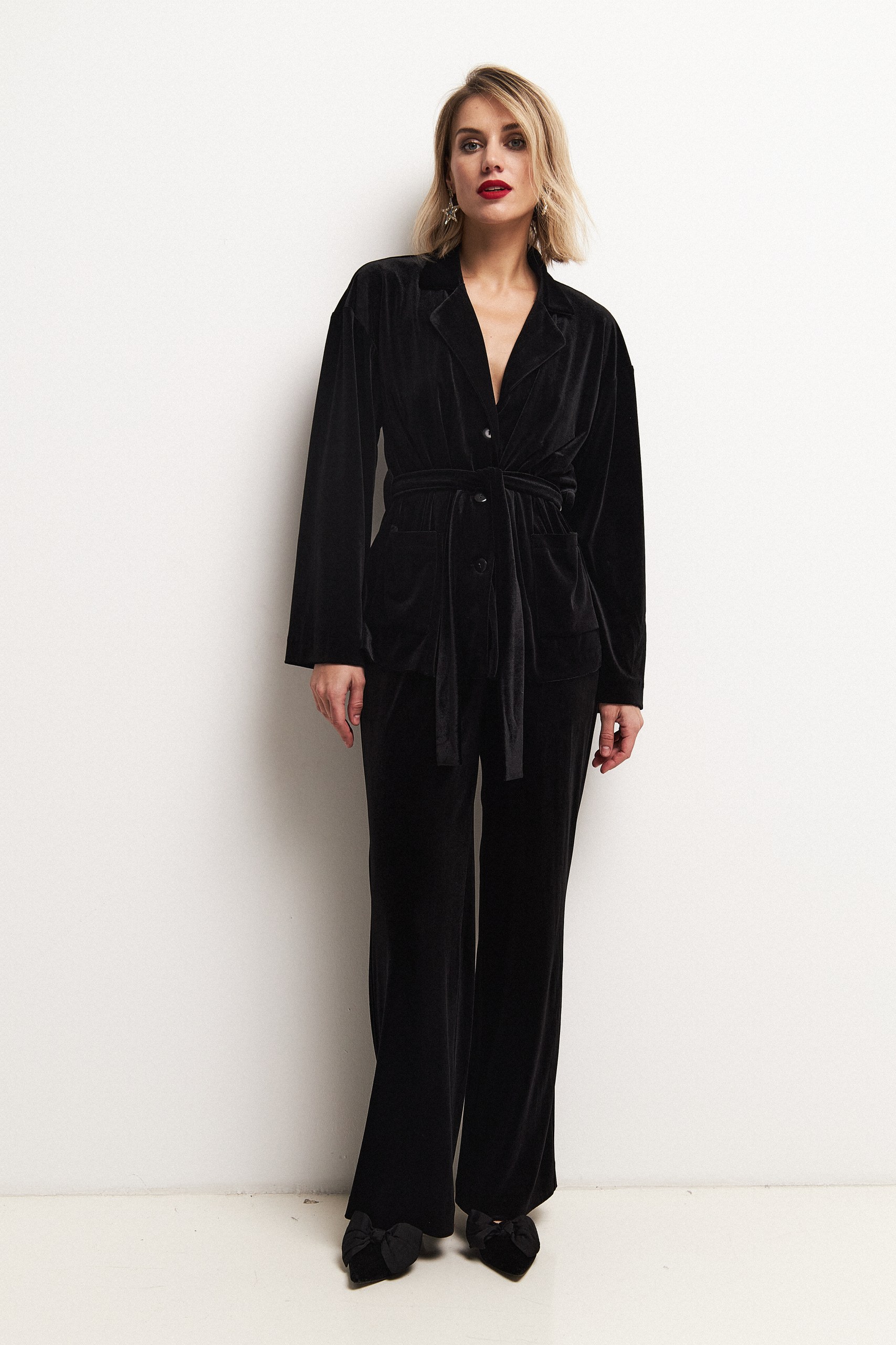 Жакет бархатный