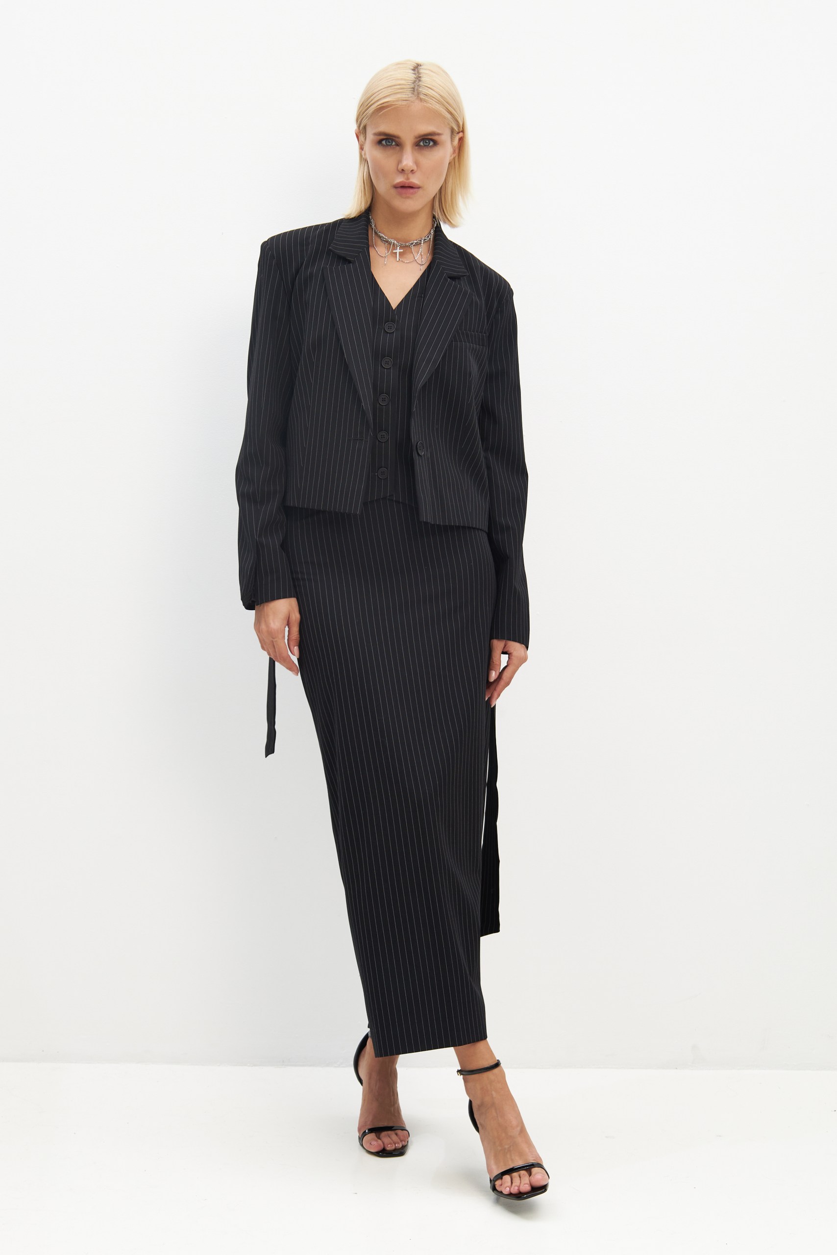 Юбка в полоску