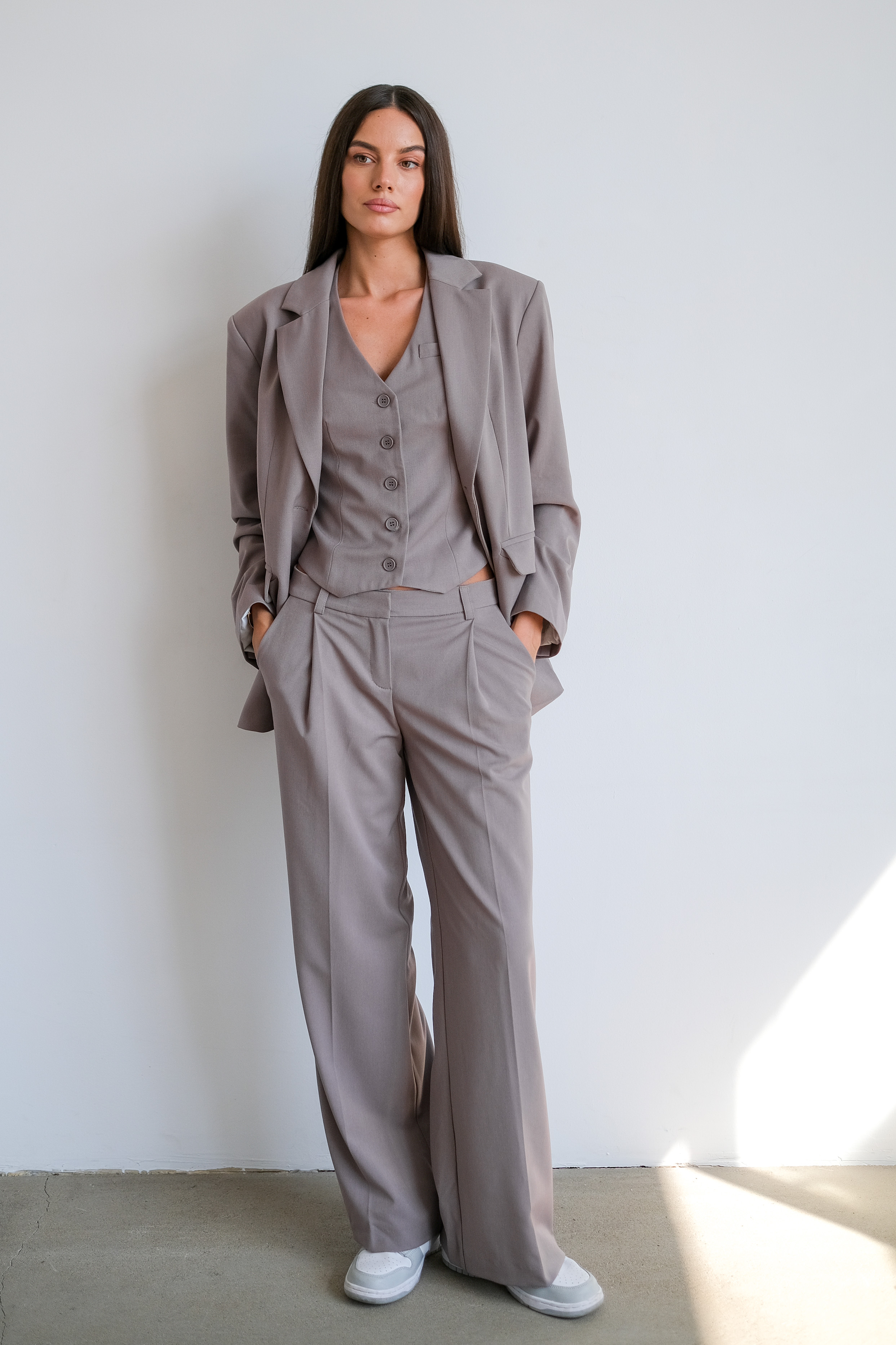 Жакет оверсайз с пуговицами