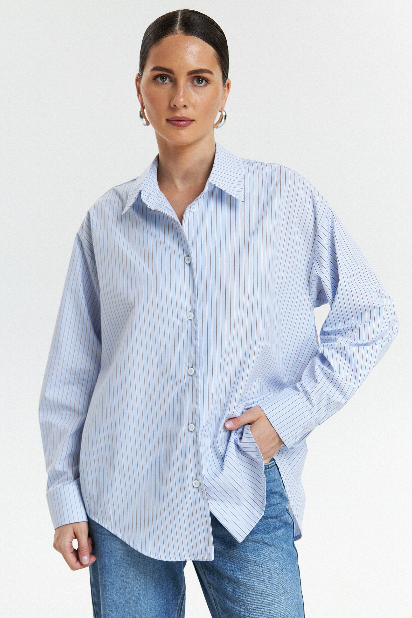 Рубашка хлопковая Stripes