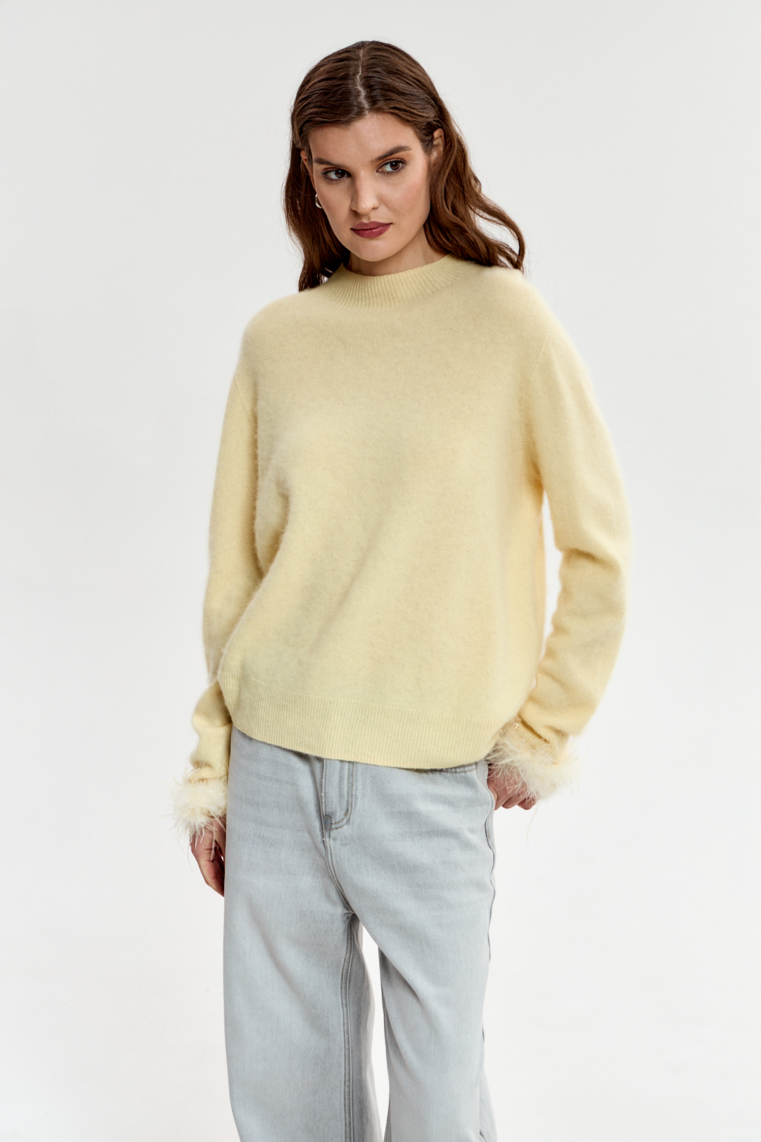  Джемпер с боа