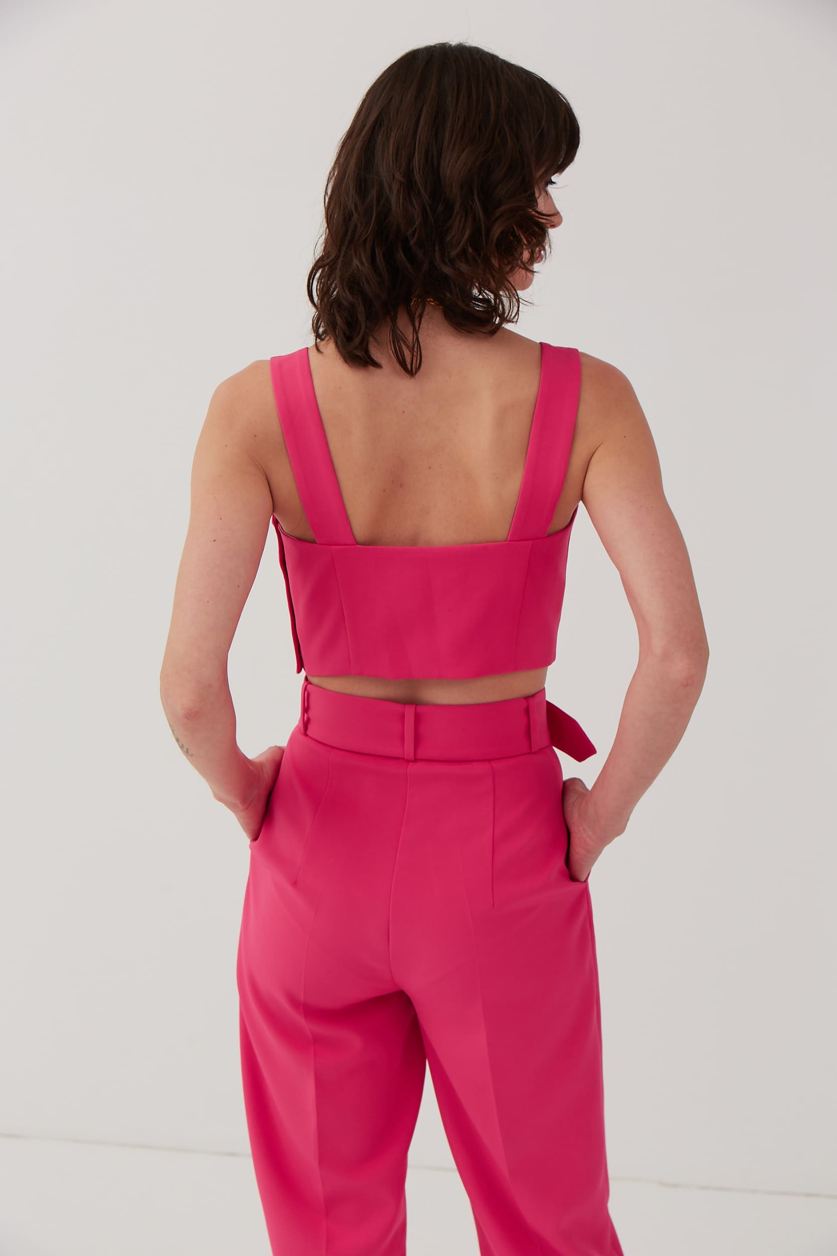 Кроп-топ фуксия