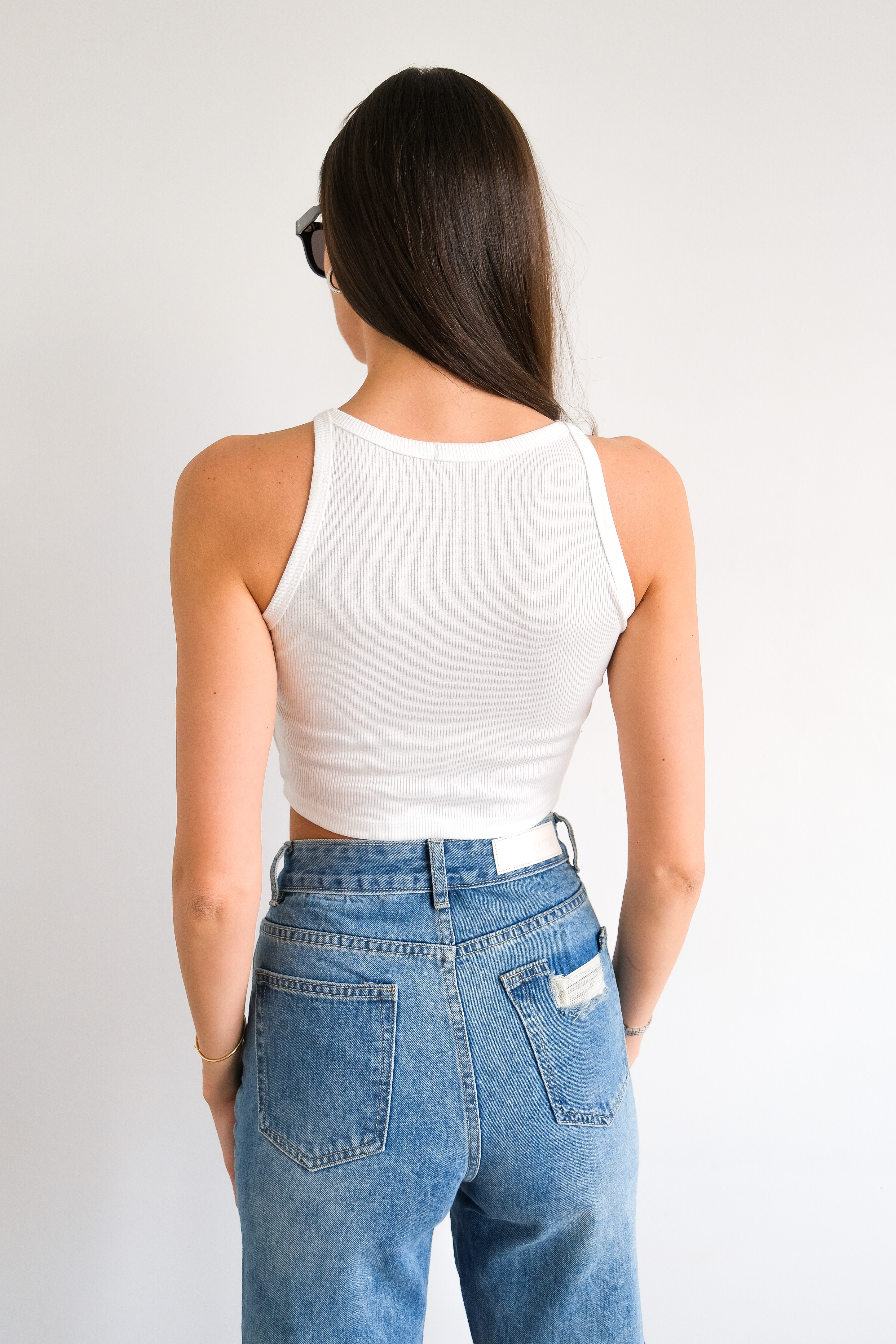 Топ белый