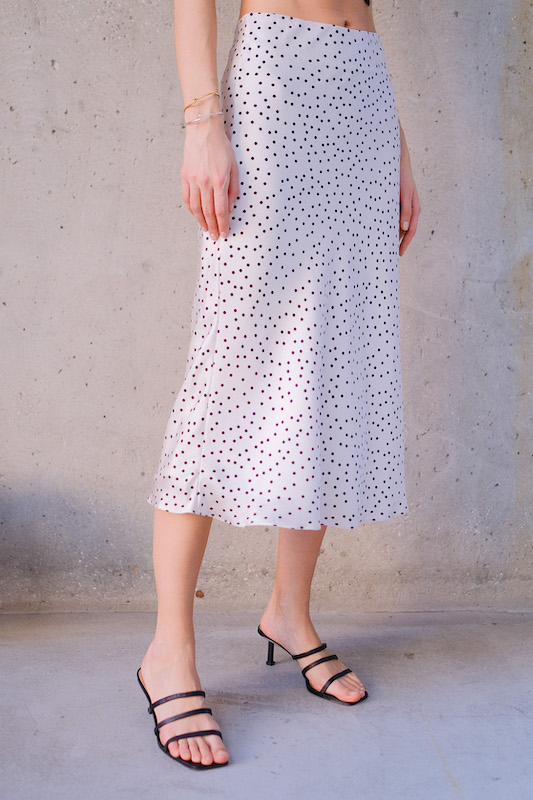 Юбка принт горох