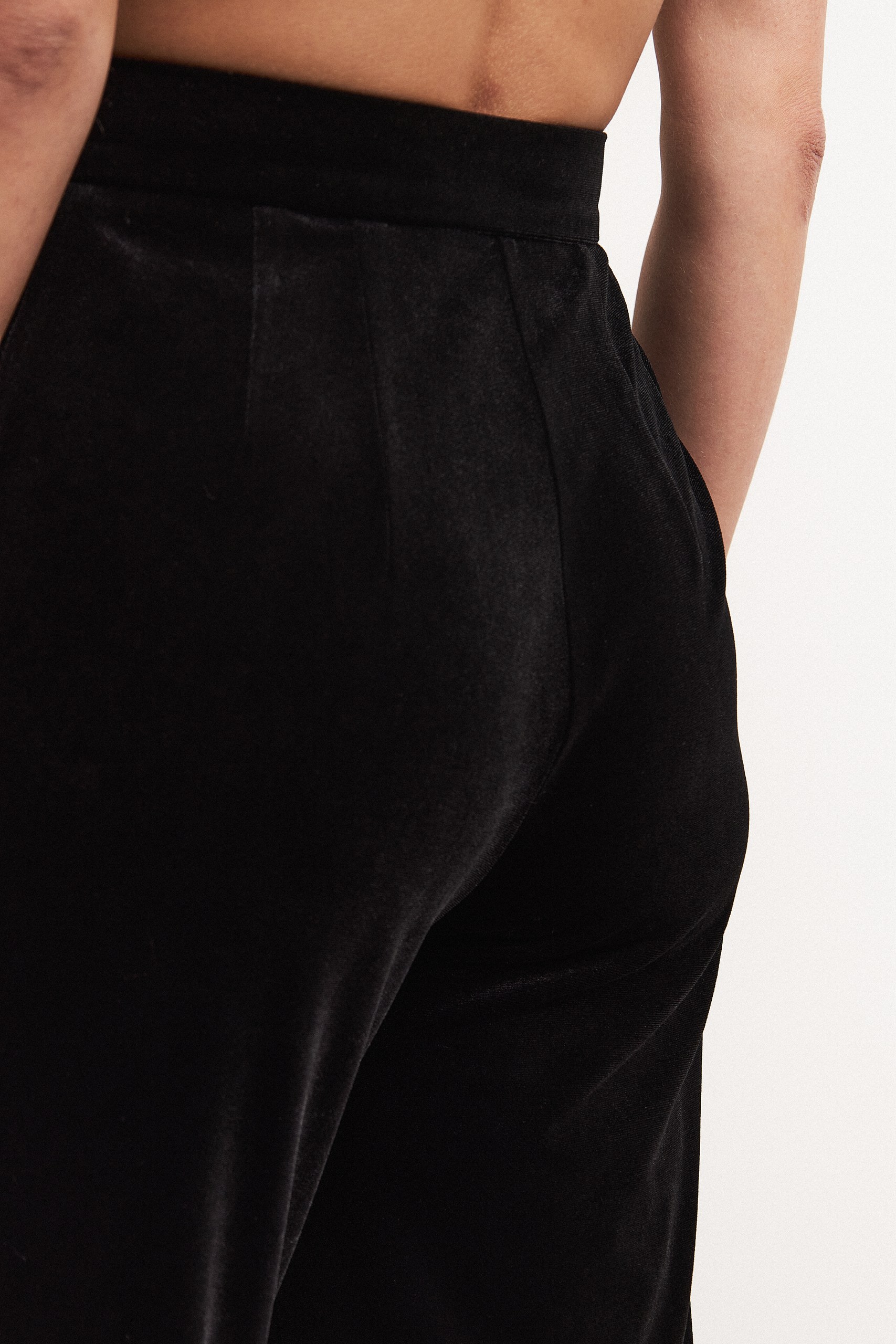 Брюки бархатные