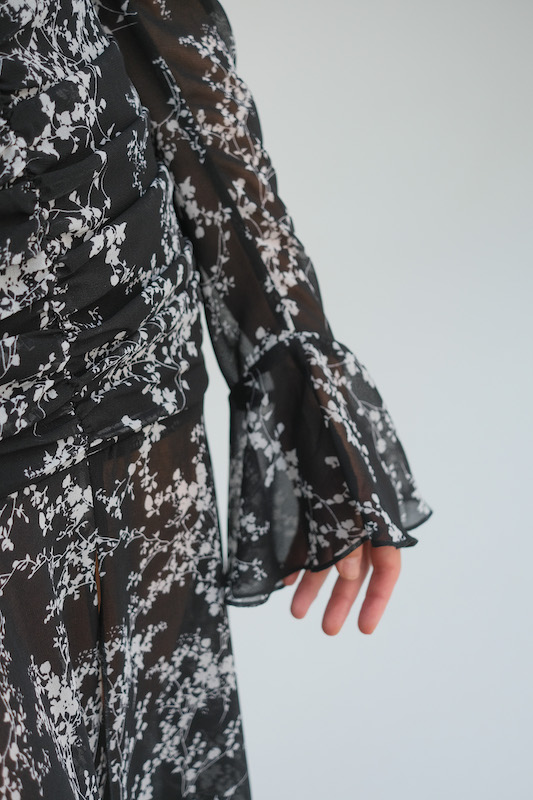 Платье из шифона