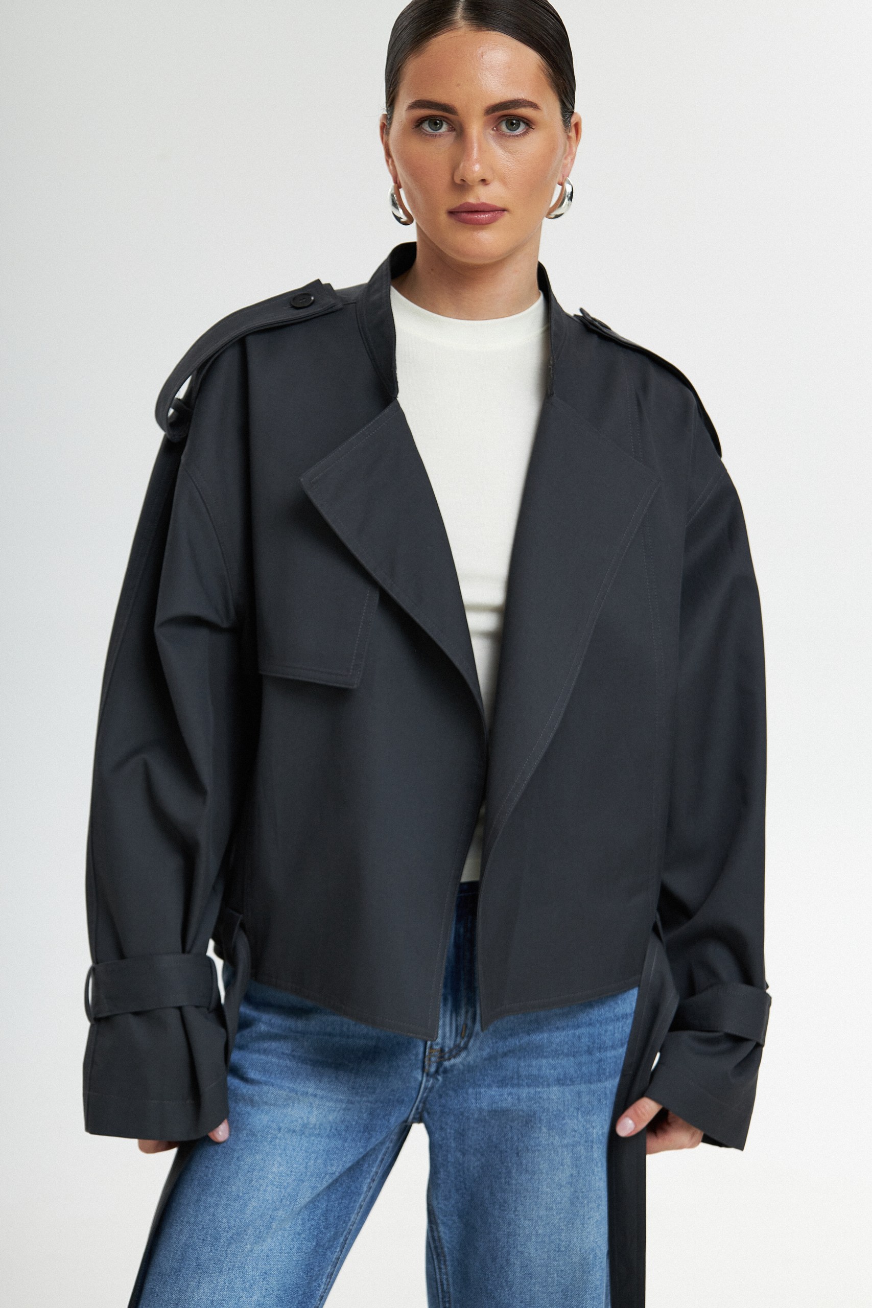 Укороченный тренч 