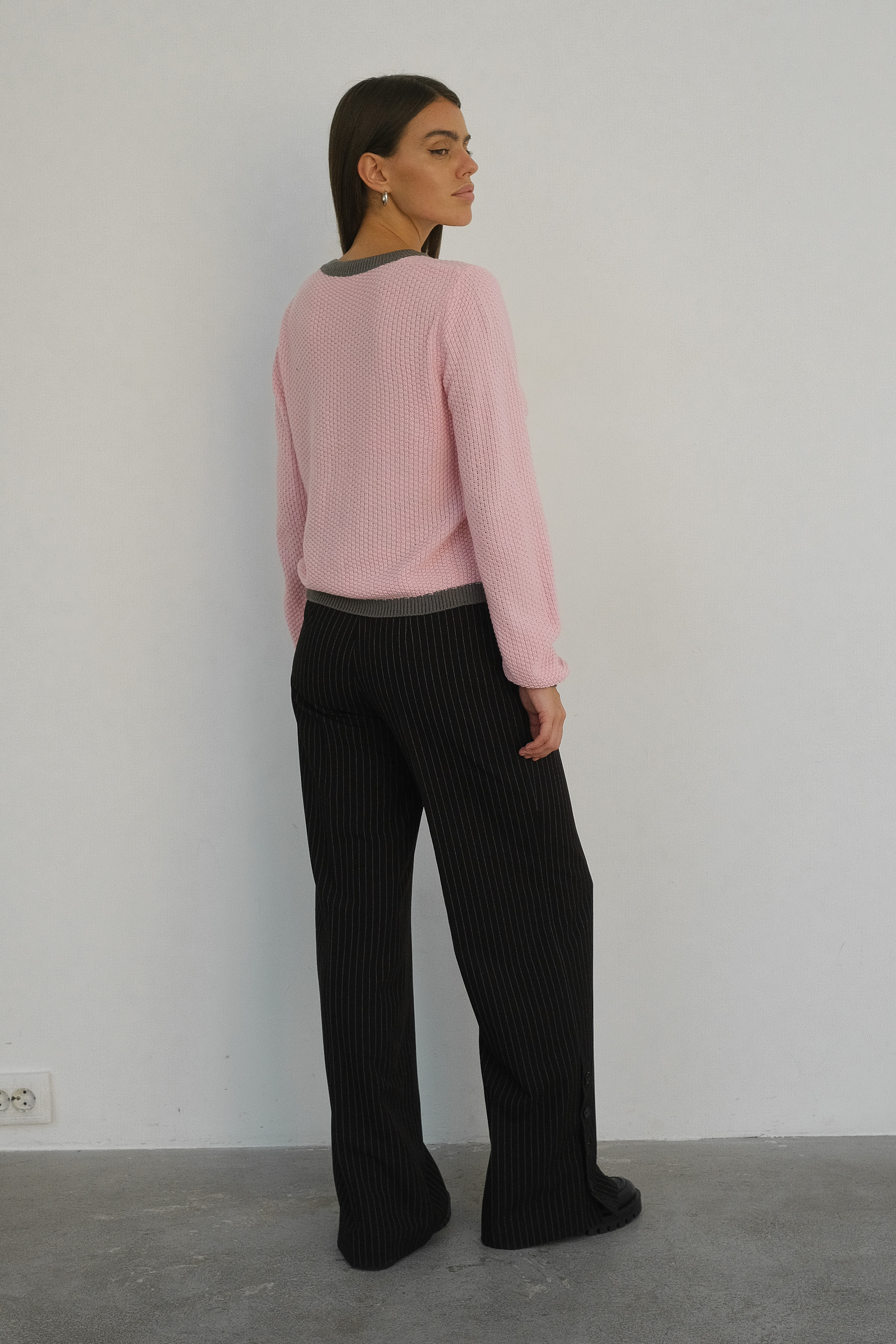 Кардиган с перламутровыми пуговицами