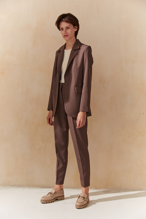 Жакет коричневый