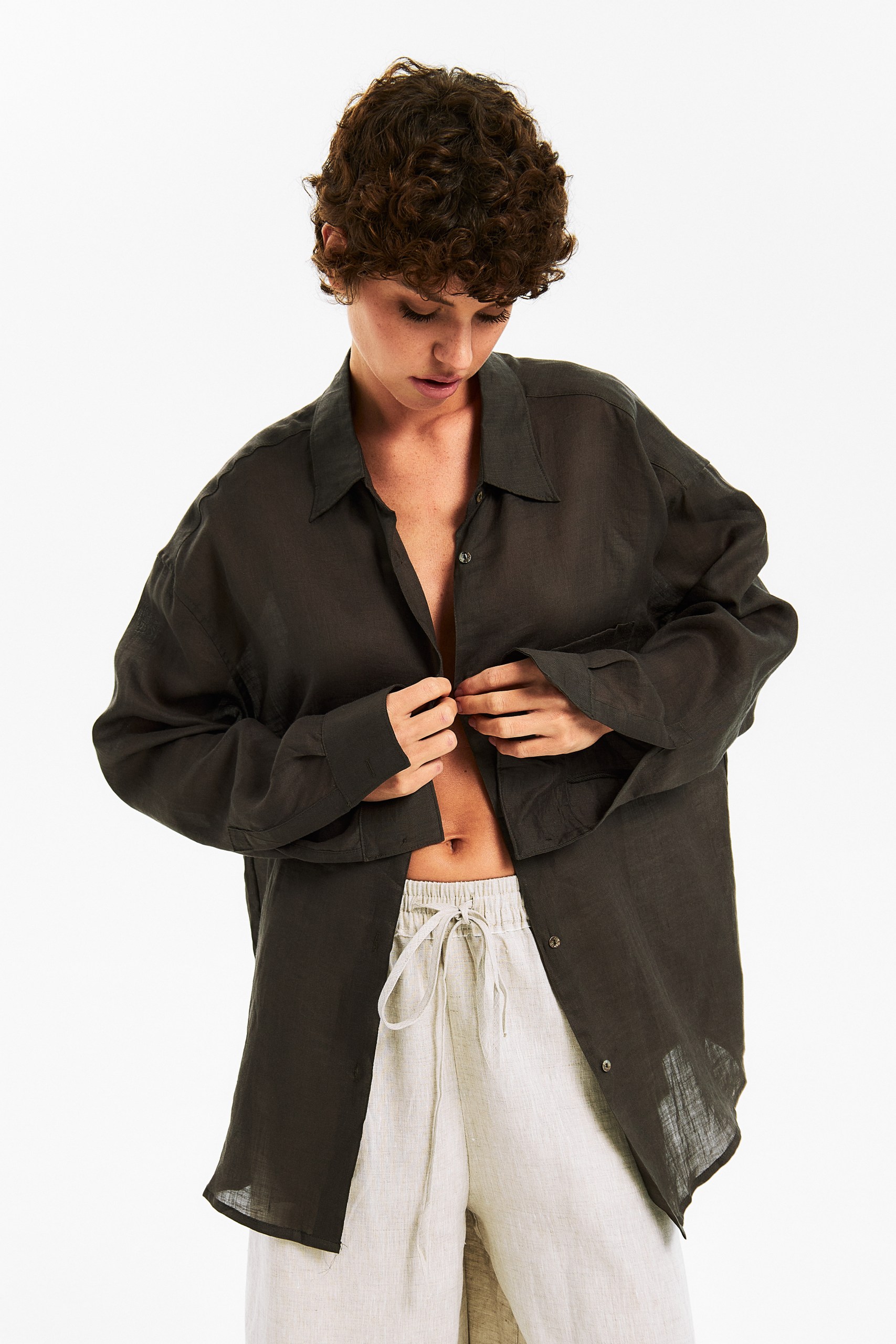 Рубашка льняная