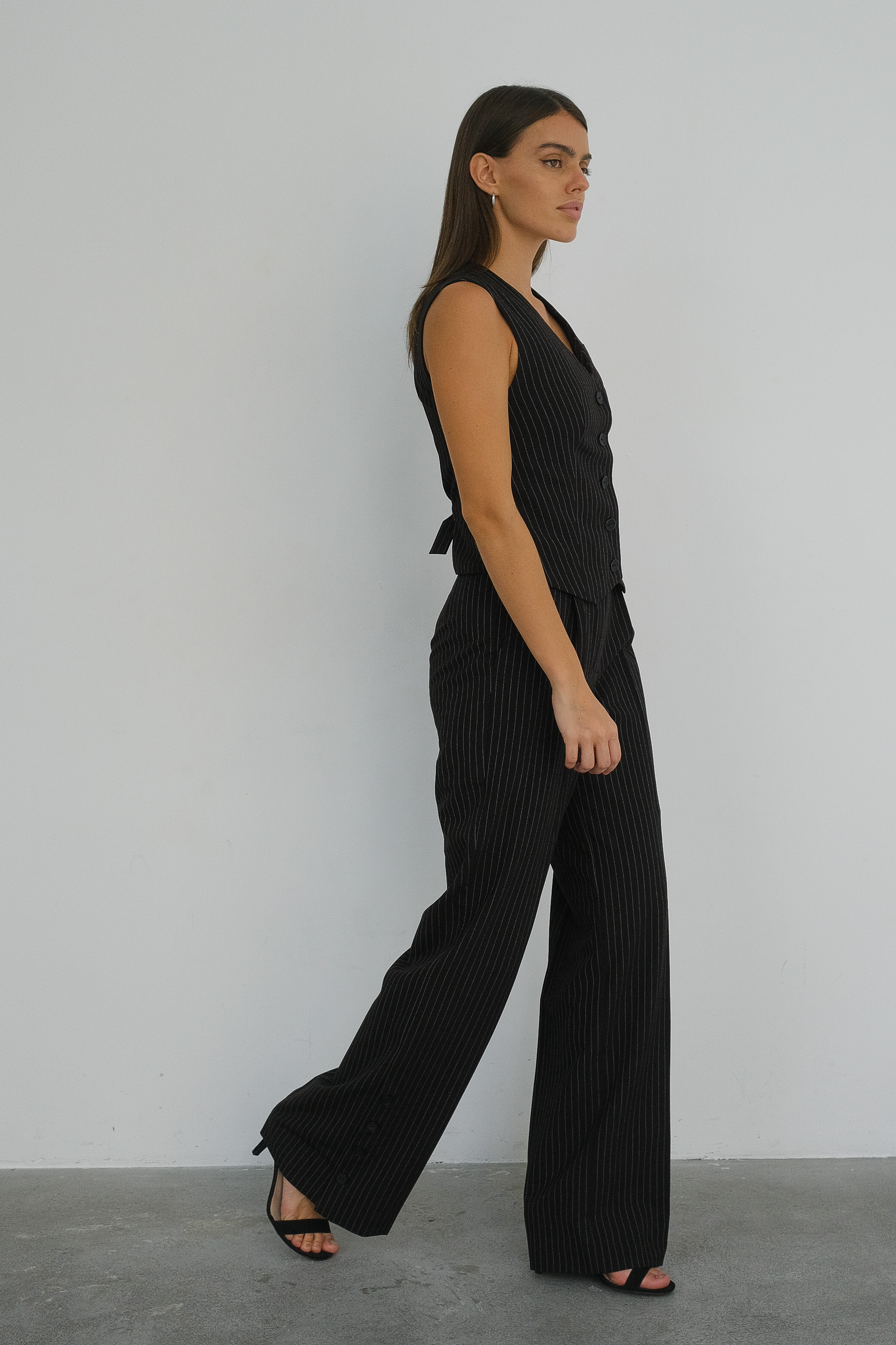 Жилет в полоску