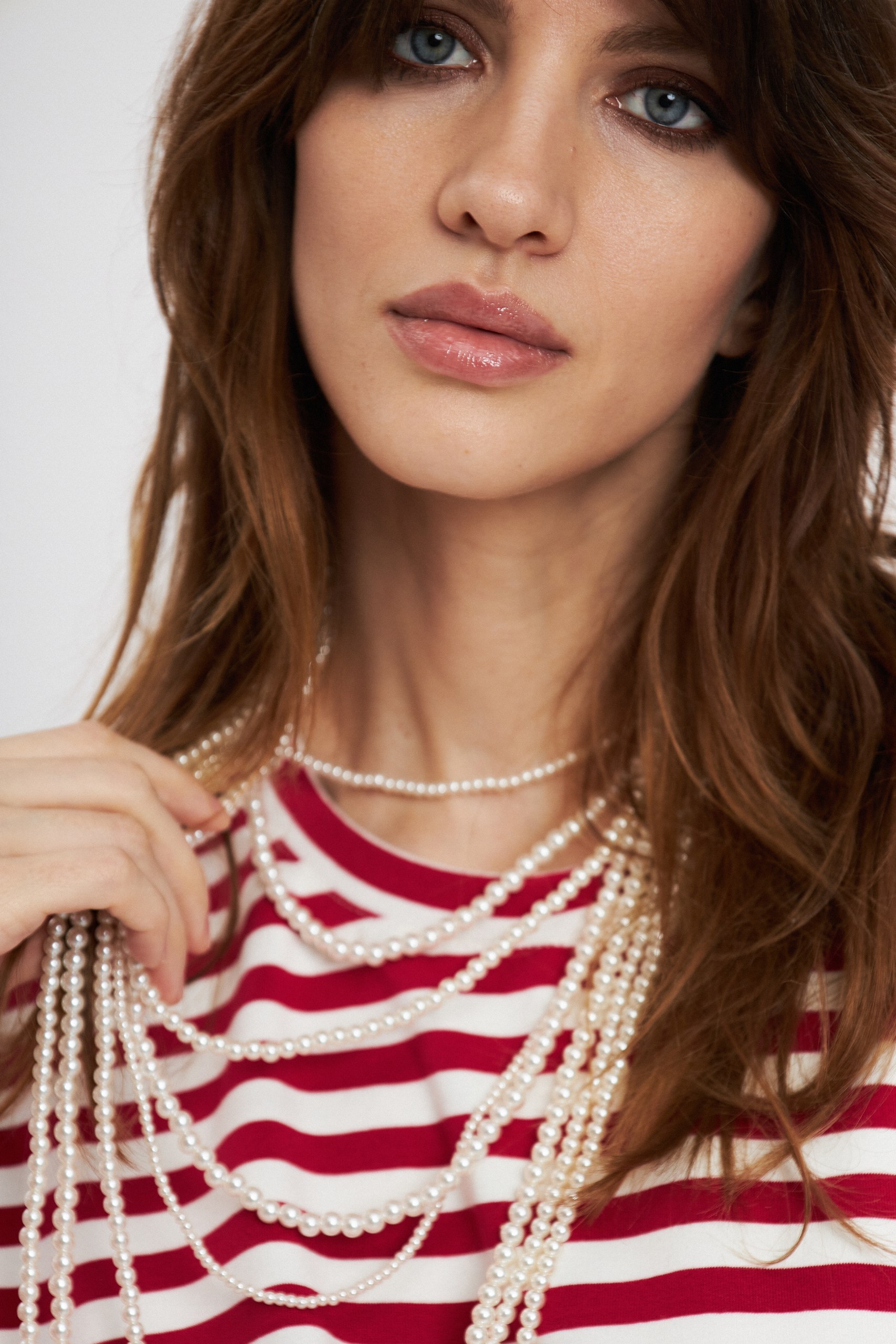 Лонгслив в полоску