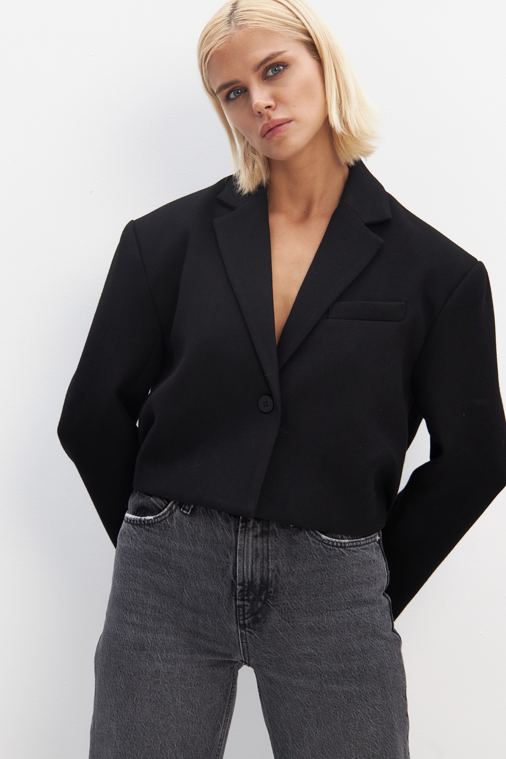 Жакет укороченный 