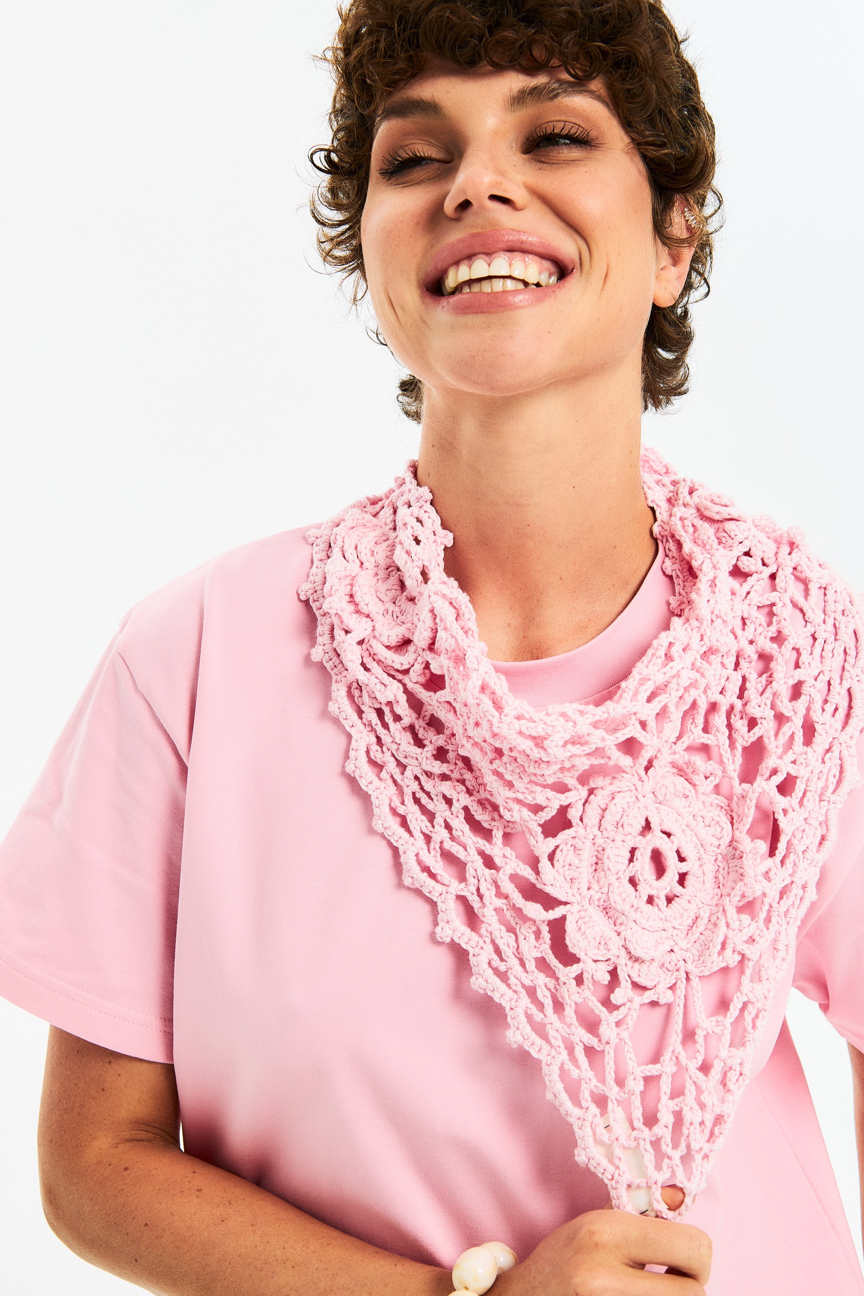 Косынка кроше