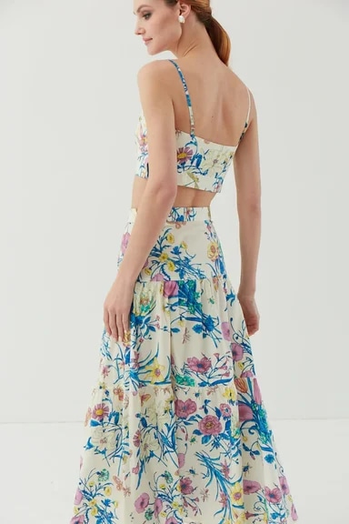 Кроп-топ цветной