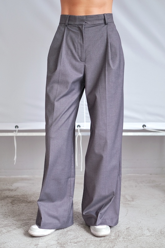 Брюки широкие