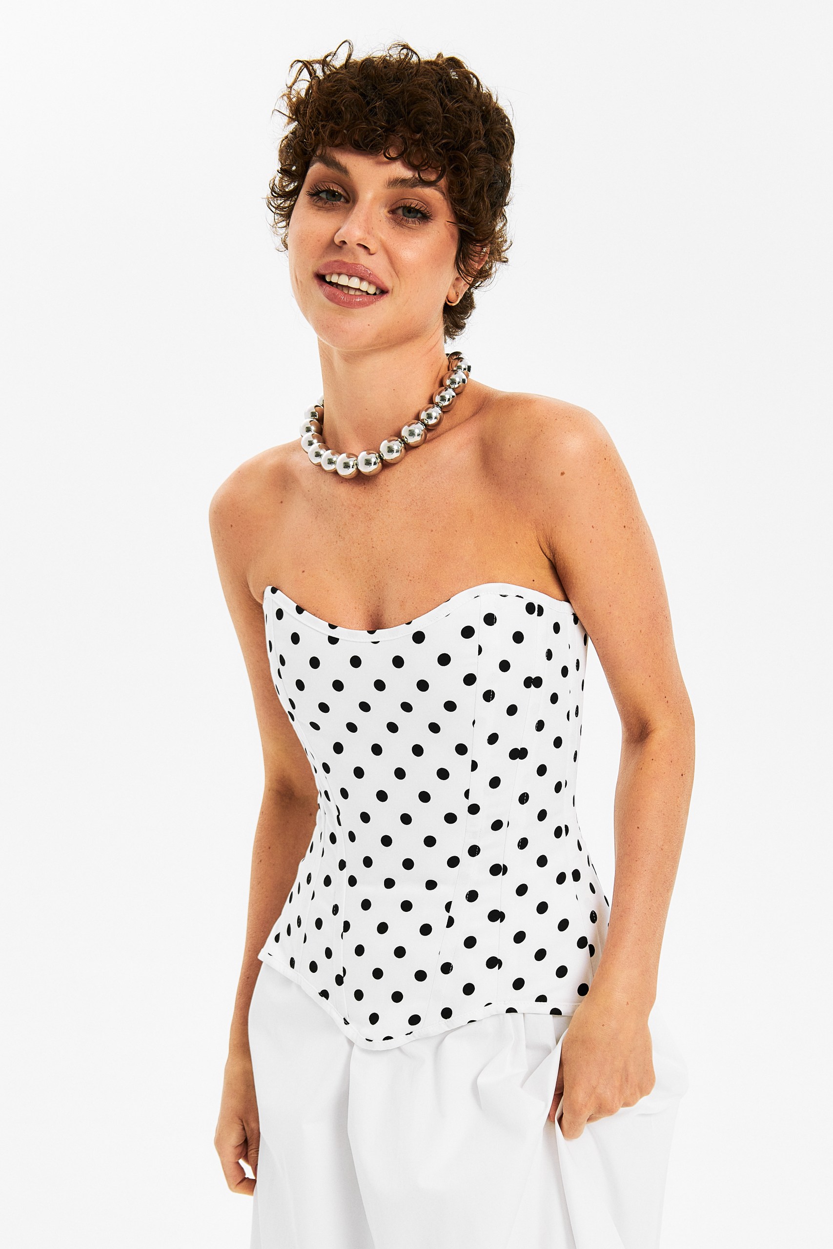 Корсет в горох