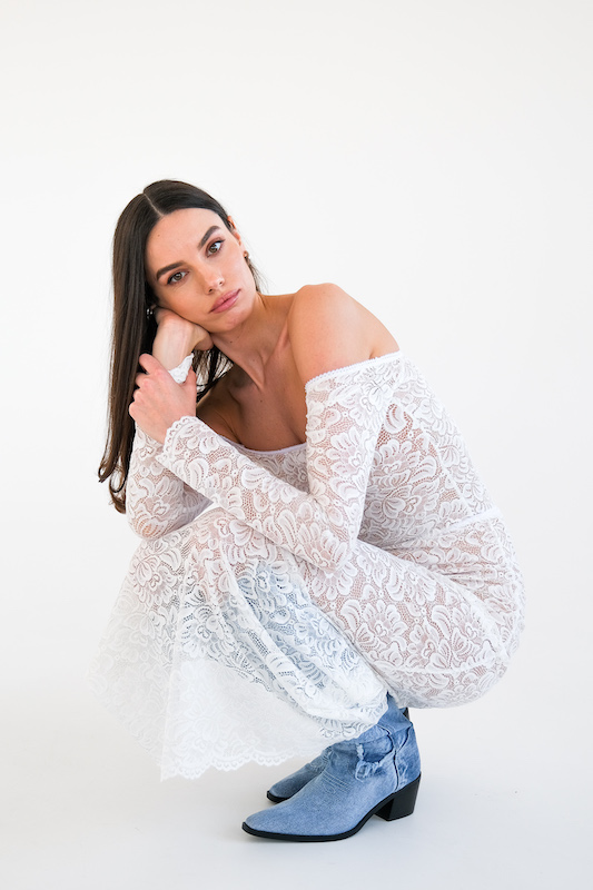 Боди из кружева