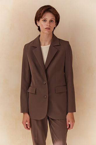 Жакет коричневый