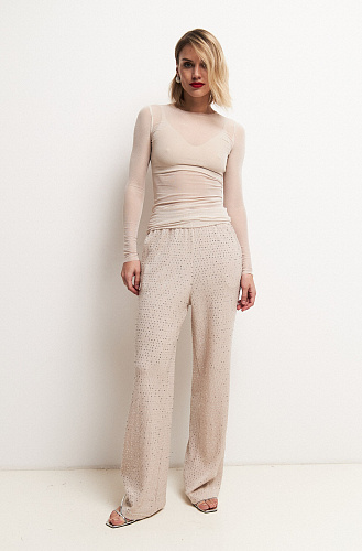 Лонгслив с блестками