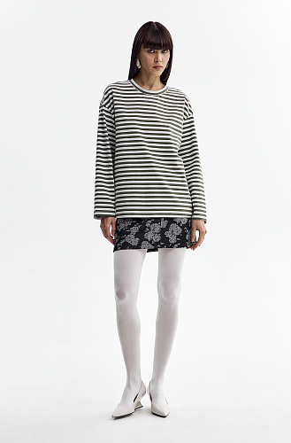 Лонгслив в полоску