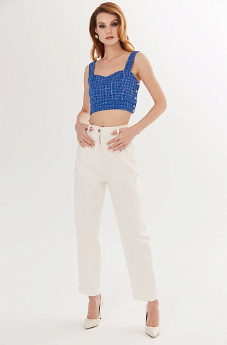 Кроп-топ букле