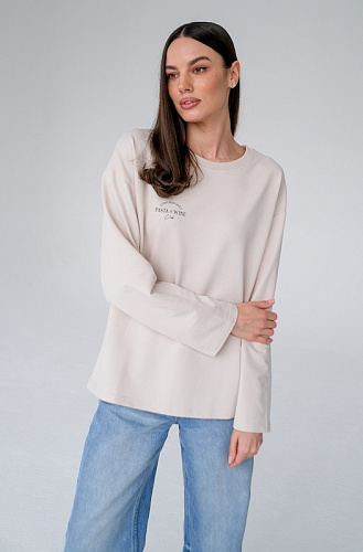 Лонгслив 'pasta and wine'