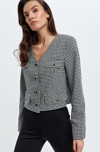 Жакет гусиная лапка