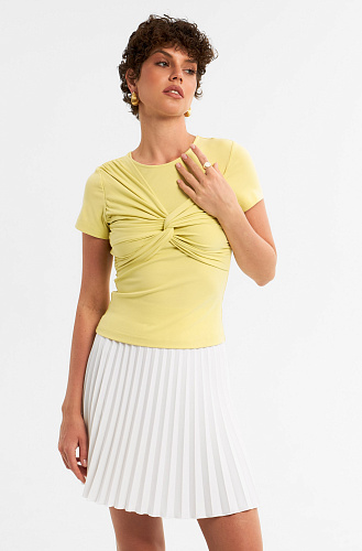 Топ с драпировкой