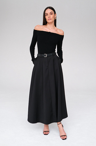 Юбка макси из хлопка