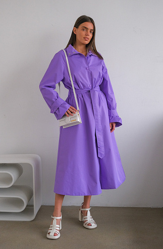 Плащ лиловый