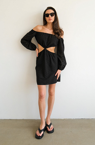 Платье из шитья черное 