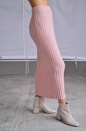 Юбка миди трикотажная