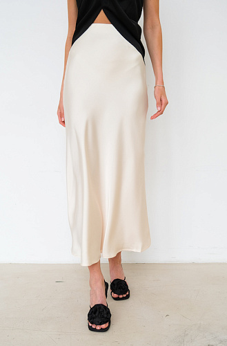 Юбка атласная 