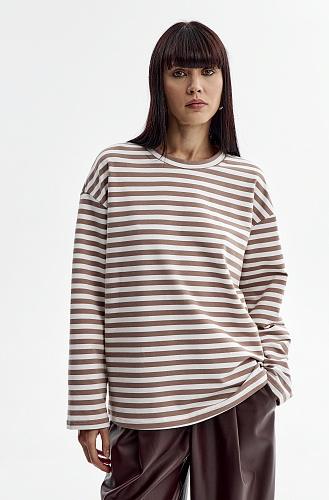 Лонгслив в полоску