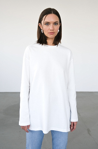 Лонгслив с разрезами