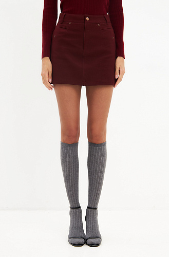 Юбка из денима мини