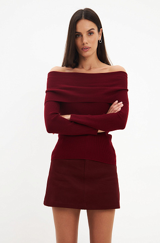 Юбка из денима мини