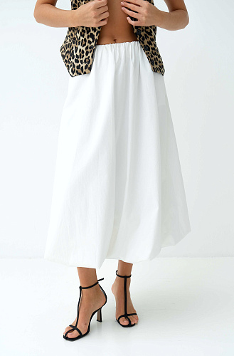 Юбка баллон миди