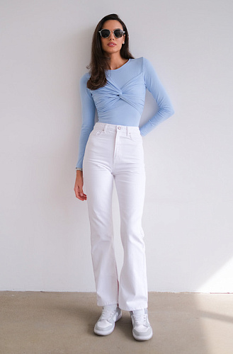 Боди с драпировкой