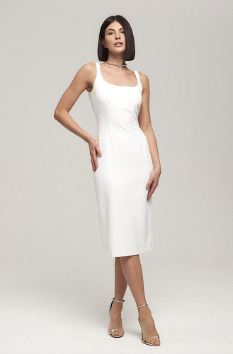 Платье молочное